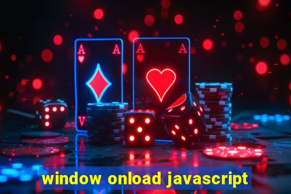 window onload javascript